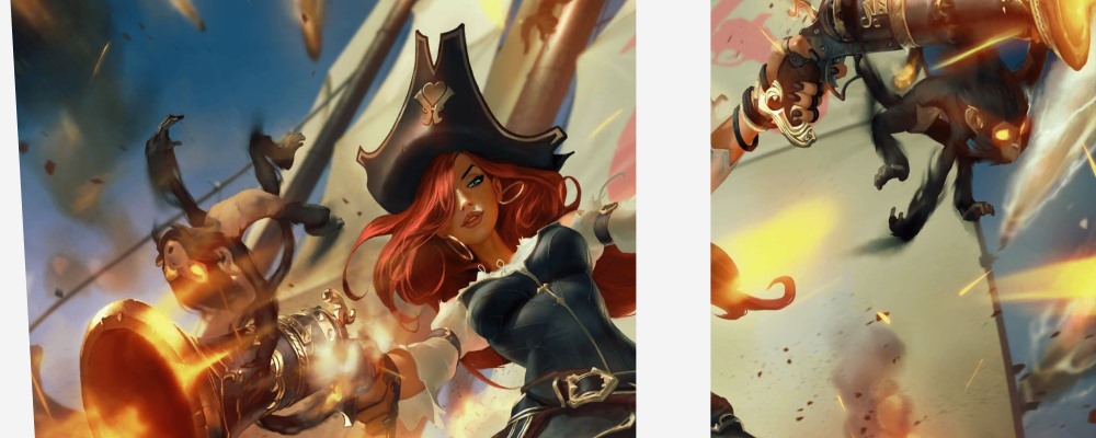 A heroína de LoR: Miss Fortune